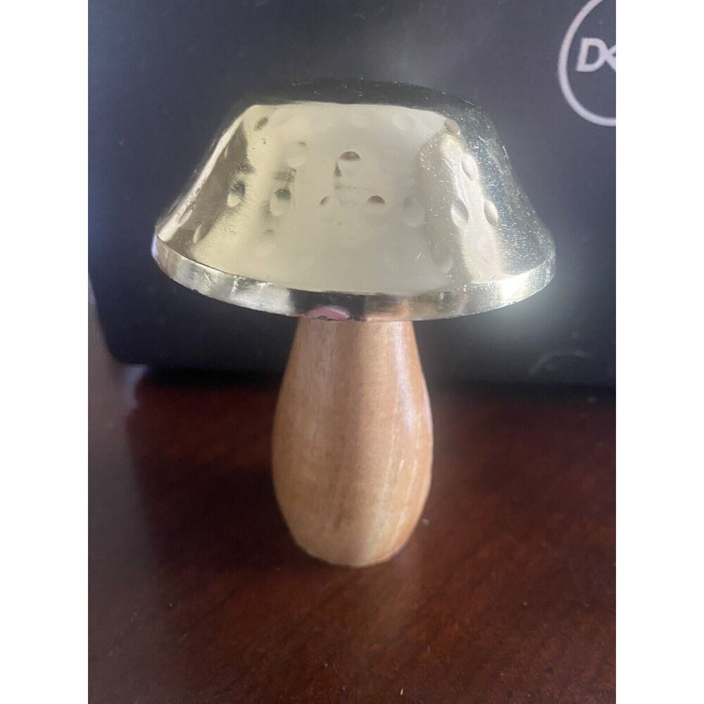 MCM Style Brass Mushroom 5 Inches